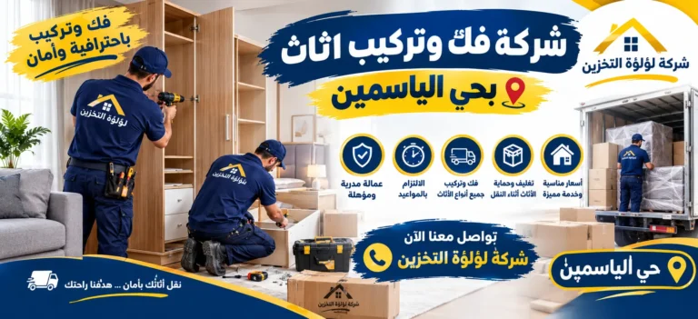 افضل شركة فك وتركيب اثاث بحي الياسمين